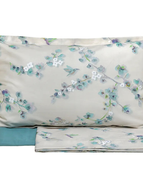 COMPLETO LETTO COPRILETTO TESSITURA RANDI ALMOND