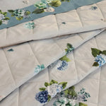 COMPLETO LENZUOLA COPRILETTO TESSITURA RANDI HYDRANGEA - immagine 2