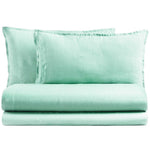 COMPLETO LENZUOLA STONE WASHED NO STIRO - immagine 2