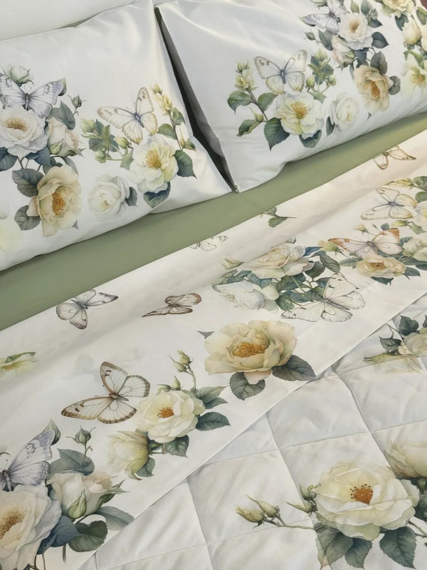 COMPLETO LETTO TESSITURA RANDI TEAROSE