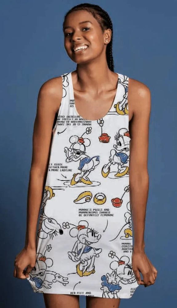 MAXI MAGLIA MINNIE E MICKEY SPALLA LARGA