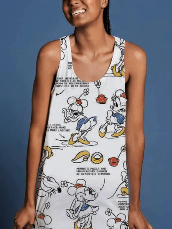 MAXI MAGLIA MINNIE E MICKEY SPALLA LARGA